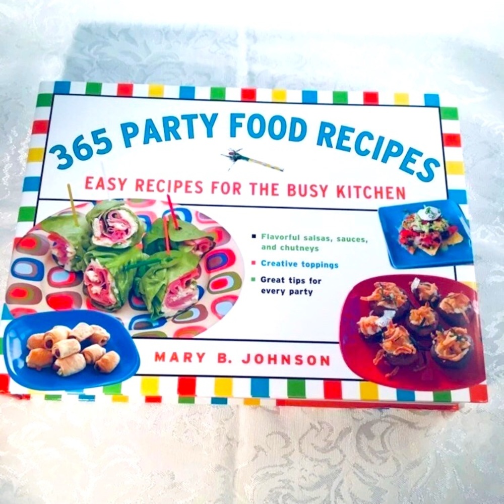 ❤️/$5- ADD ON: 365 Party Food Recipe Book